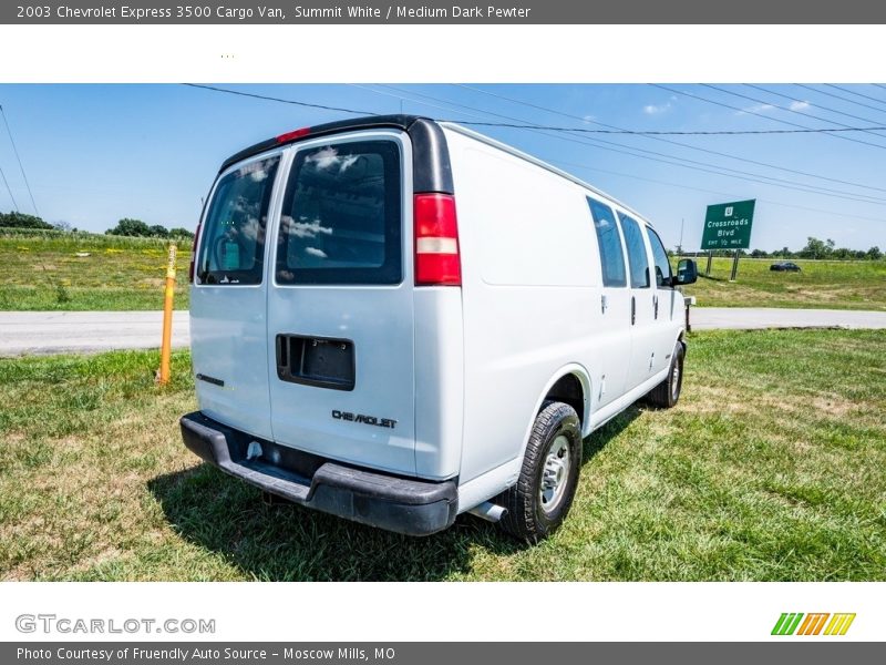 Summit White / Medium Dark Pewter 2003 Chevrolet Express 3500 Cargo Van