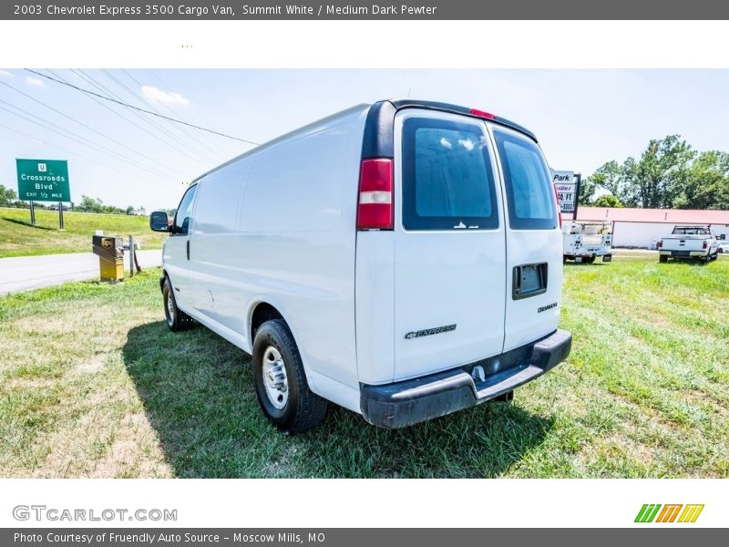 Summit White / Medium Dark Pewter 2003 Chevrolet Express 3500 Cargo Van