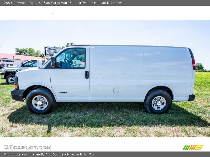 Summit White / Medium Dark Pewter 2003 Chevrolet Express 3500 Cargo Van