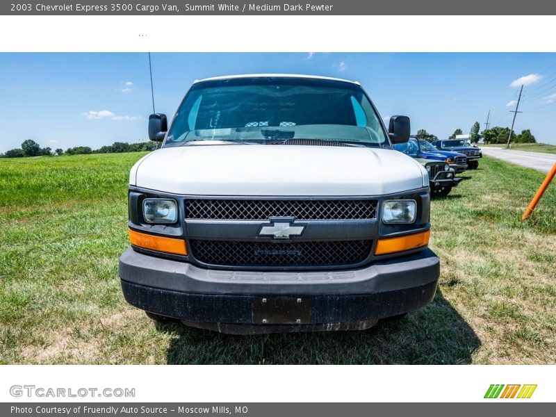 Summit White / Medium Dark Pewter 2003 Chevrolet Express 3500 Cargo Van