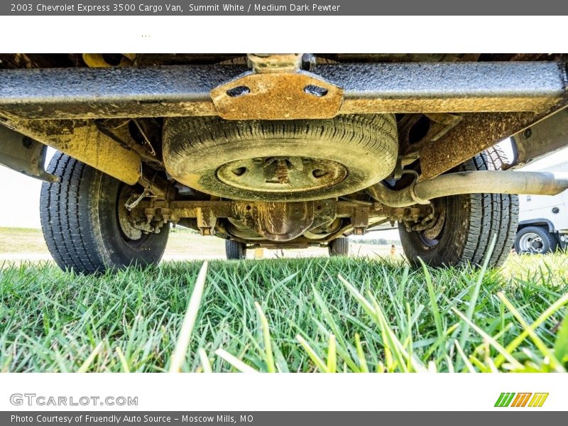 Summit White / Medium Dark Pewter 2003 Chevrolet Express 3500 Cargo Van