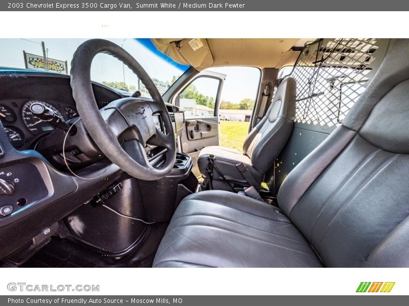 Summit White / Medium Dark Pewter 2003 Chevrolet Express 3500 Cargo Van