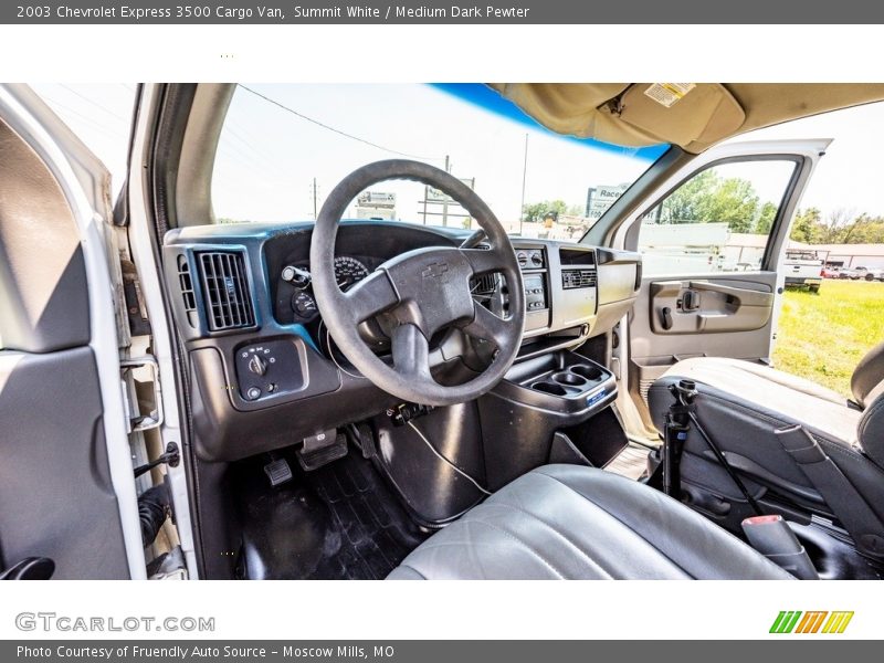 Summit White / Medium Dark Pewter 2003 Chevrolet Express 3500 Cargo Van