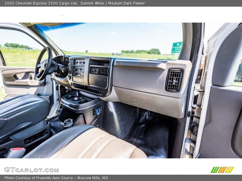 Summit White / Medium Dark Pewter 2003 Chevrolet Express 3500 Cargo Van