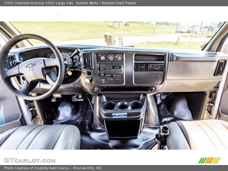 Summit White / Medium Dark Pewter 2003 Chevrolet Express 3500 Cargo Van