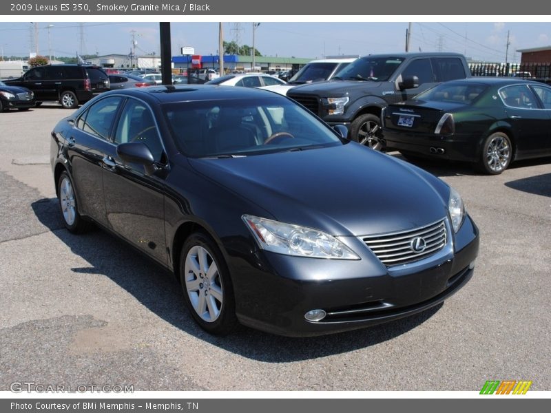 Smokey Granite Mica / Black 2009 Lexus ES 350