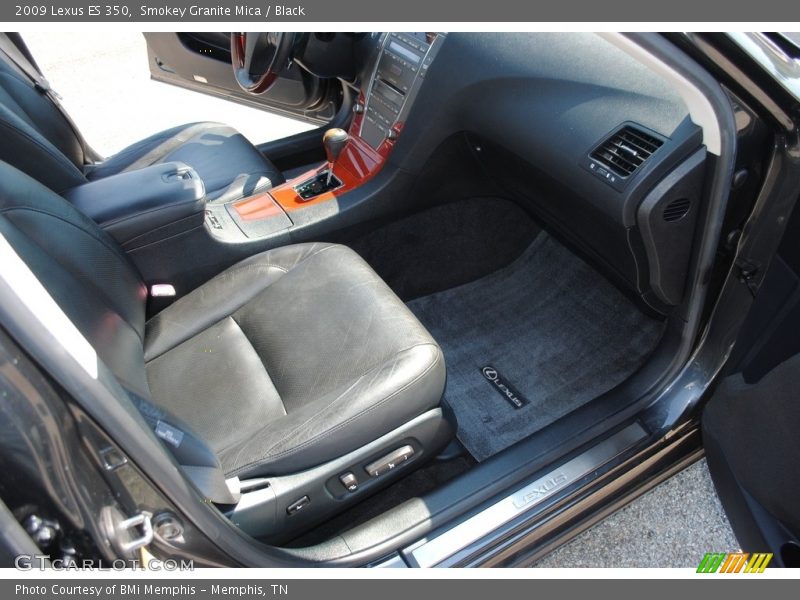 Smokey Granite Mica / Black 2009 Lexus ES 350