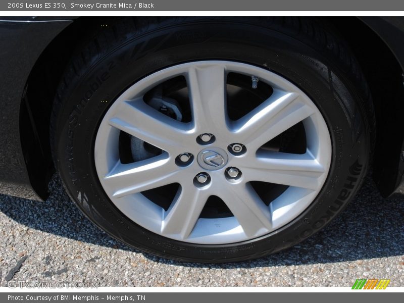Smokey Granite Mica / Black 2009 Lexus ES 350