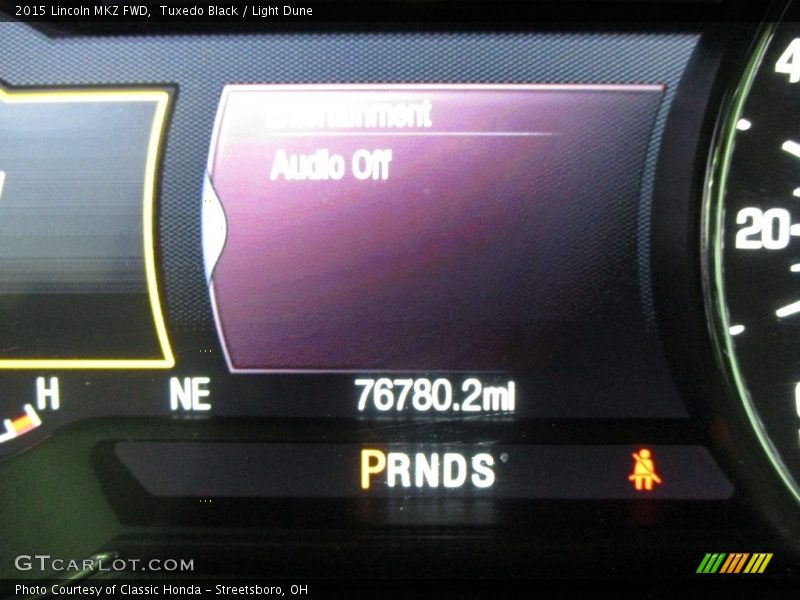 Tuxedo Black / Light Dune 2015 Lincoln MKZ FWD