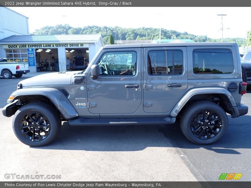 Sting-Gray / Black 2022 Jeep Wrangler Unlimited Sahara 4XE Hybrid