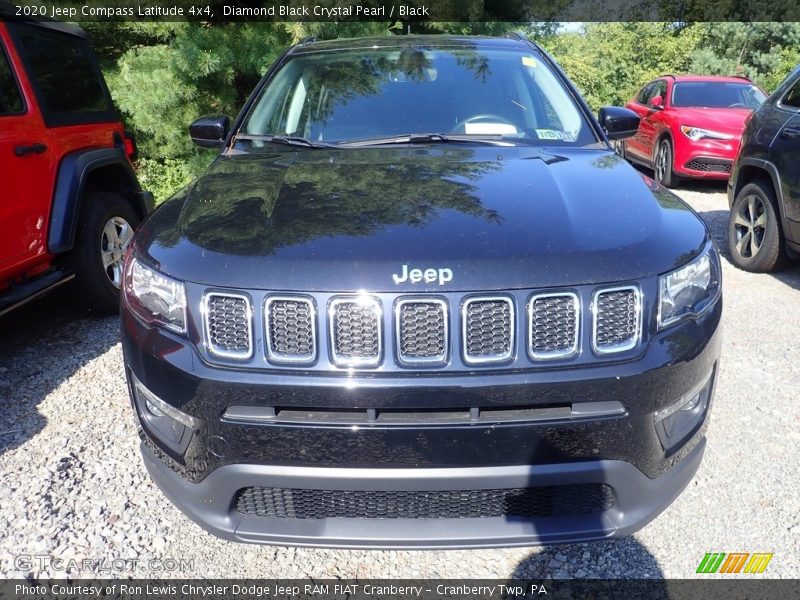 Diamond Black Crystal Pearl / Black 2020 Jeep Compass Latitude 4x4