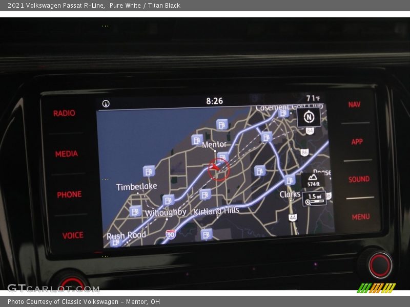 Pure White / Titan Black 2021 Volkswagen Passat R-Line