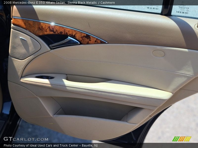 Sienna Black Metallic / Cashmere 2008 Mercedes-Benz E 350 4Matic Sedan