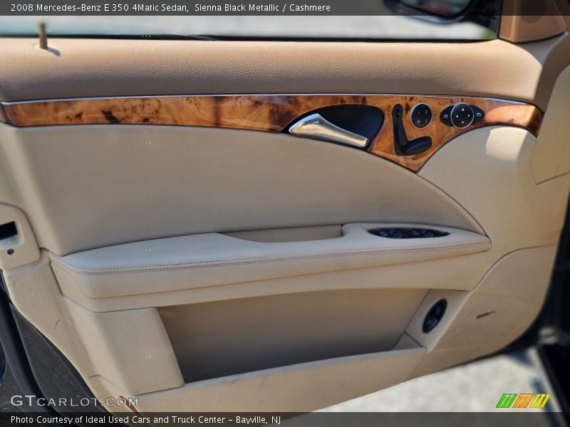 Sienna Black Metallic / Cashmere 2008 Mercedes-Benz E 350 4Matic Sedan