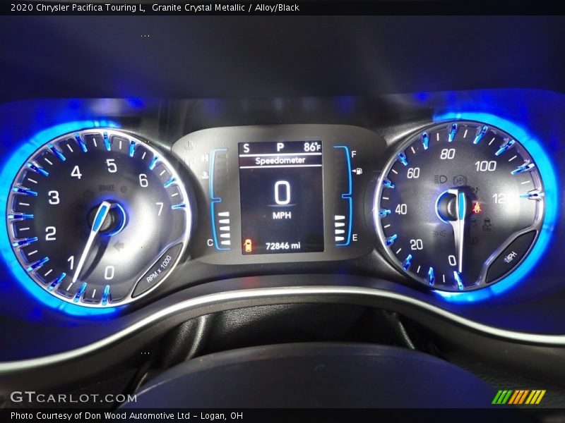 Granite Crystal Metallic / Alloy/Black 2020 Chrysler Pacifica Touring L