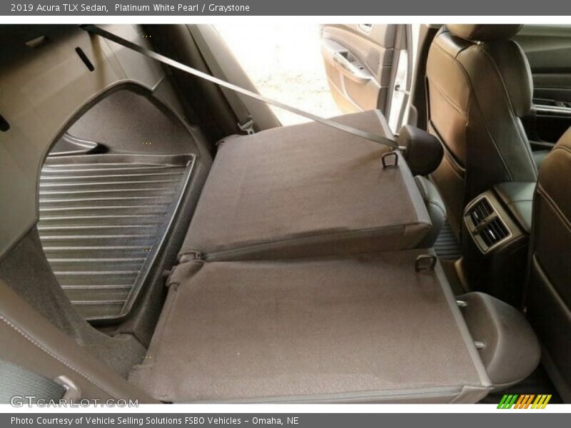 Platinum White Pearl / Graystone 2019 Acura TLX Sedan