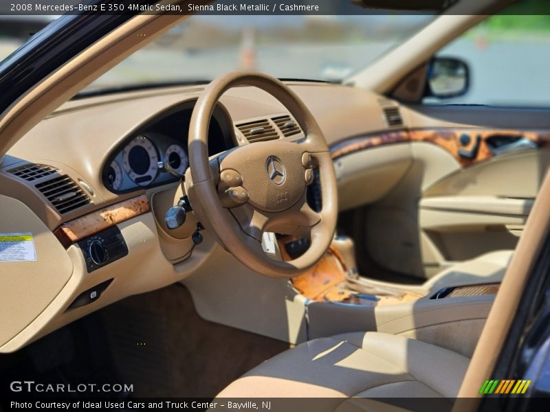 Sienna Black Metallic / Cashmere 2008 Mercedes-Benz E 350 4Matic Sedan