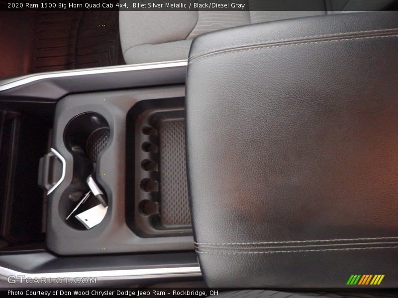 Billet Silver Metallic / Black/Diesel Gray 2020 Ram 1500 Big Horn Quad Cab 4x4