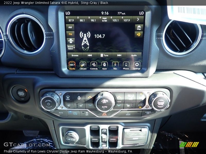 Sting-Gray / Black 2022 Jeep Wrangler Unlimited Sahara 4XE Hybrid