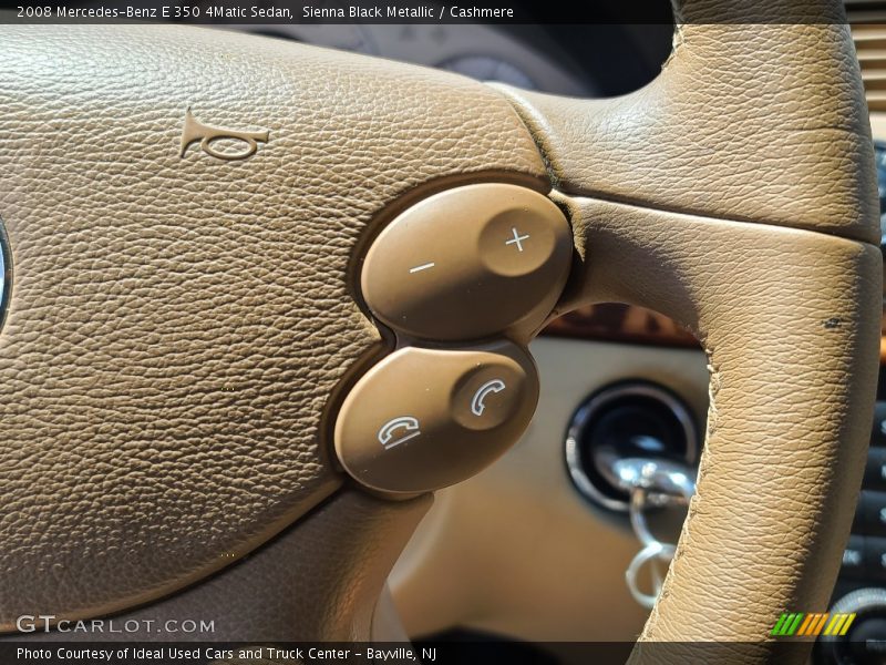 Sienna Black Metallic / Cashmere 2008 Mercedes-Benz E 350 4Matic Sedan