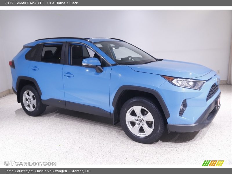 Blue Flame / Black 2019 Toyota RAV4 XLE