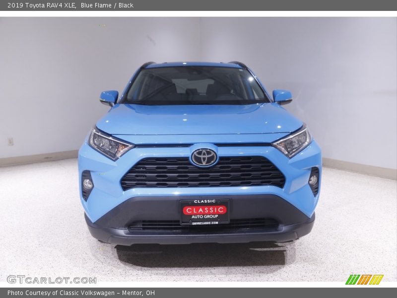 Blue Flame / Black 2019 Toyota RAV4 XLE