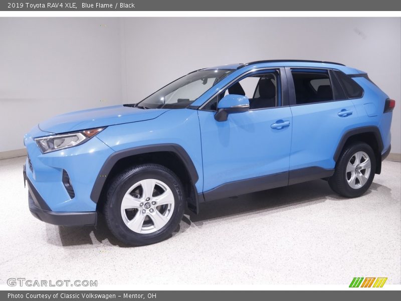 Blue Flame / Black 2019 Toyota RAV4 XLE
