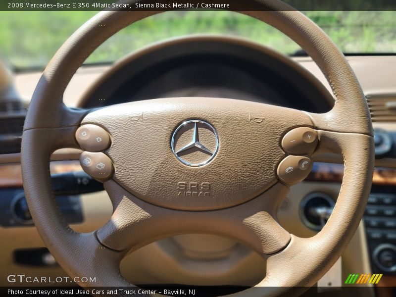 Sienna Black Metallic / Cashmere 2008 Mercedes-Benz E 350 4Matic Sedan