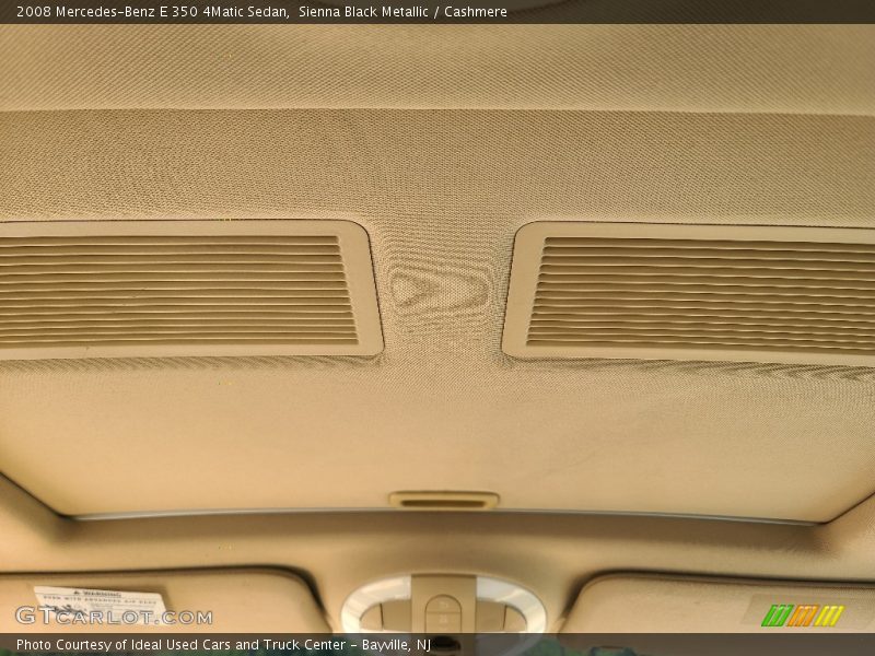 Sienna Black Metallic / Cashmere 2008 Mercedes-Benz E 350 4Matic Sedan