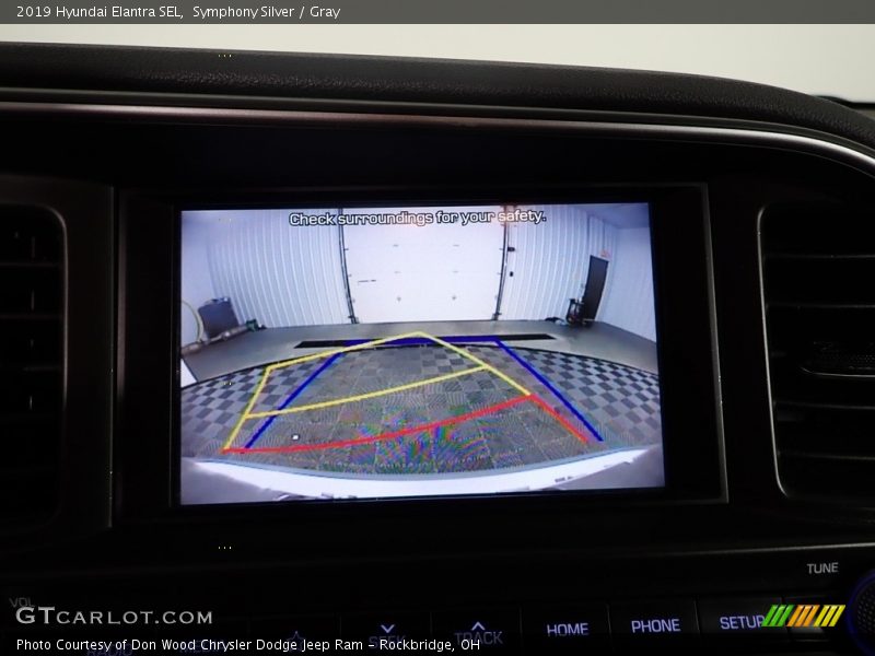 Symphony Silver / Gray 2019 Hyundai Elantra SEL