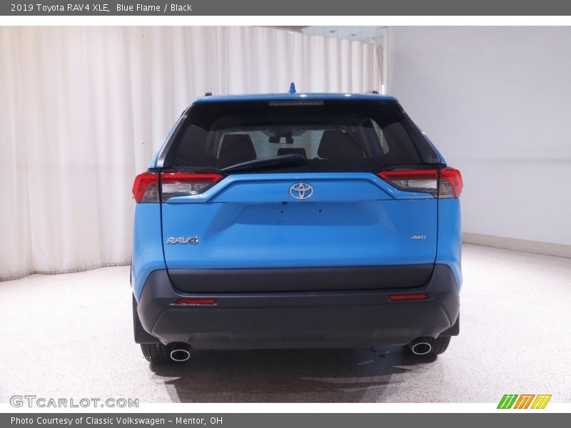 Blue Flame / Black 2019 Toyota RAV4 XLE