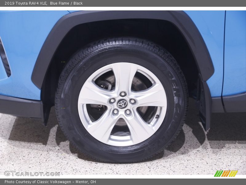 Blue Flame / Black 2019 Toyota RAV4 XLE