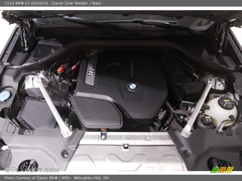 Glacier Silver Metallic / Black 2019 BMW X3 xDrive30i