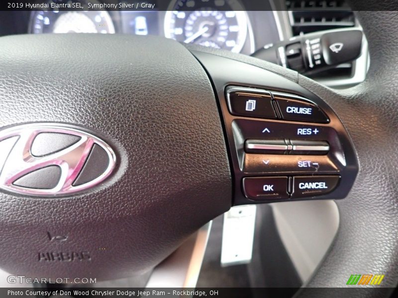 Symphony Silver / Gray 2019 Hyundai Elantra SEL