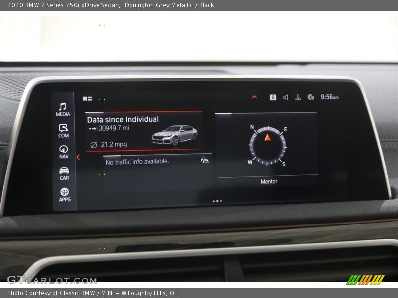 Navigation of 2020 7 Series 750i xDrive Sedan