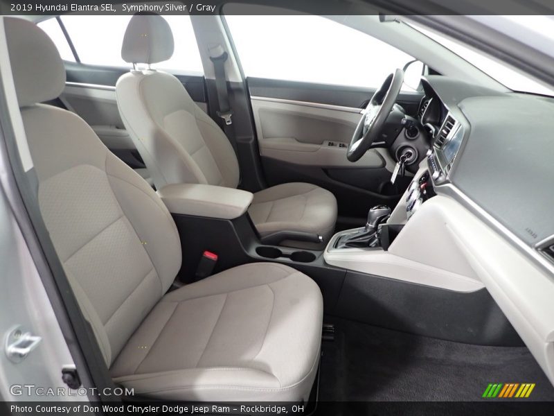 Symphony Silver / Gray 2019 Hyundai Elantra SEL