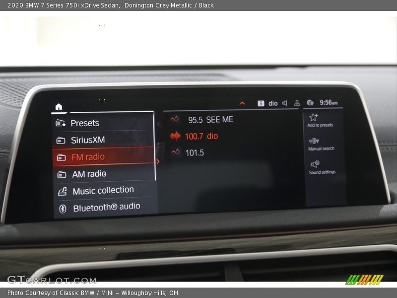 Audio System of 2020 7 Series 750i xDrive Sedan