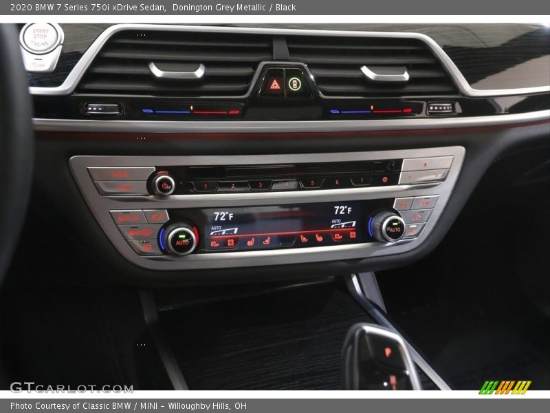 Controls of 2020 7 Series 750i xDrive Sedan