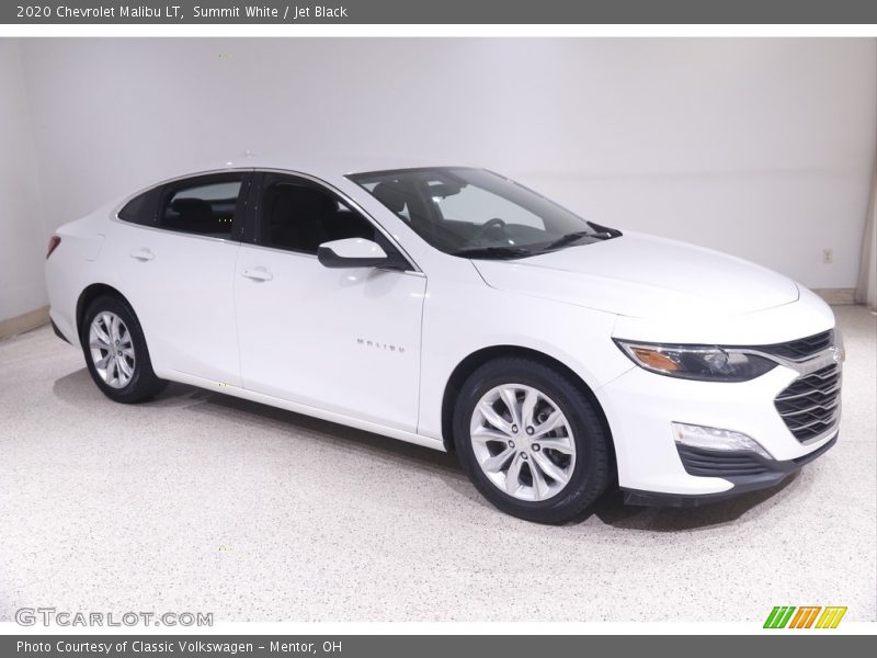 Summit White / Jet Black 2020 Chevrolet Malibu LT