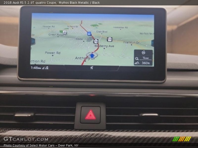 Mythos Black Metallic / Black 2018 Audi RS 5 2.9T quattro Coupe