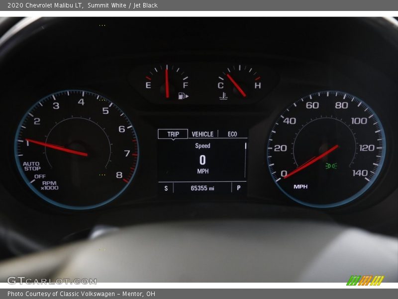 Summit White / Jet Black 2020 Chevrolet Malibu LT