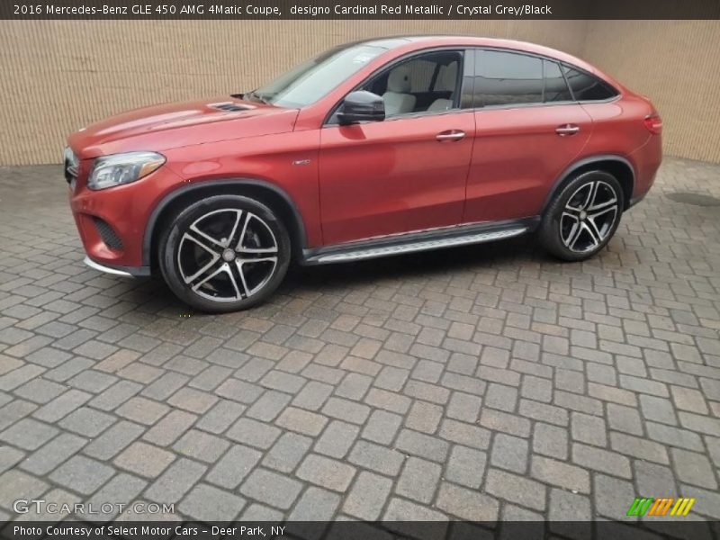 designo Cardinal Red Metallic / Crystal Grey/Black 2016 Mercedes-Benz GLE 450 AMG 4Matic Coupe