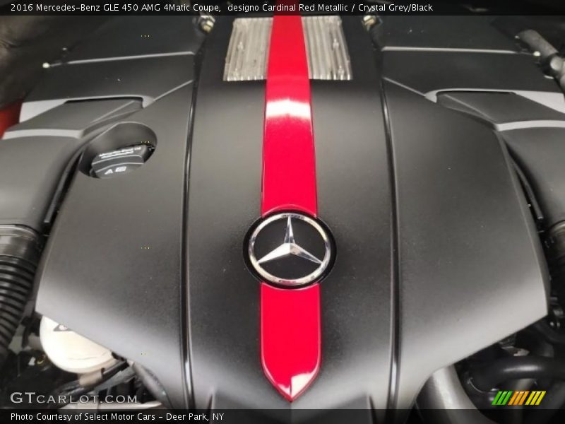 designo Cardinal Red Metallic / Crystal Grey/Black 2016 Mercedes-Benz GLE 450 AMG 4Matic Coupe