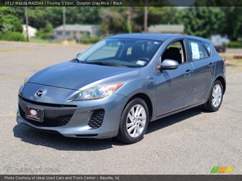 Dolphin Gray Mica / Black 2012 Mazda MAZDA3 i Touring 5 Door
