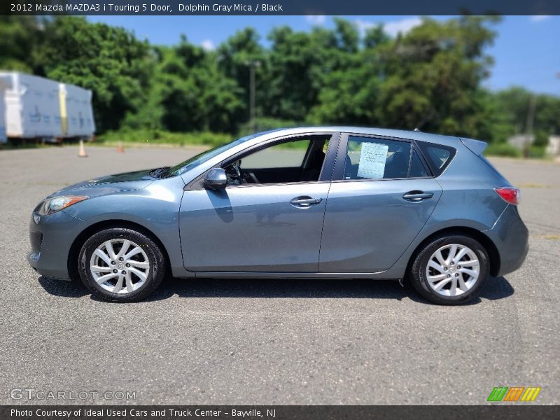 Dolphin Gray Mica / Black 2012 Mazda MAZDA3 i Touring 5 Door