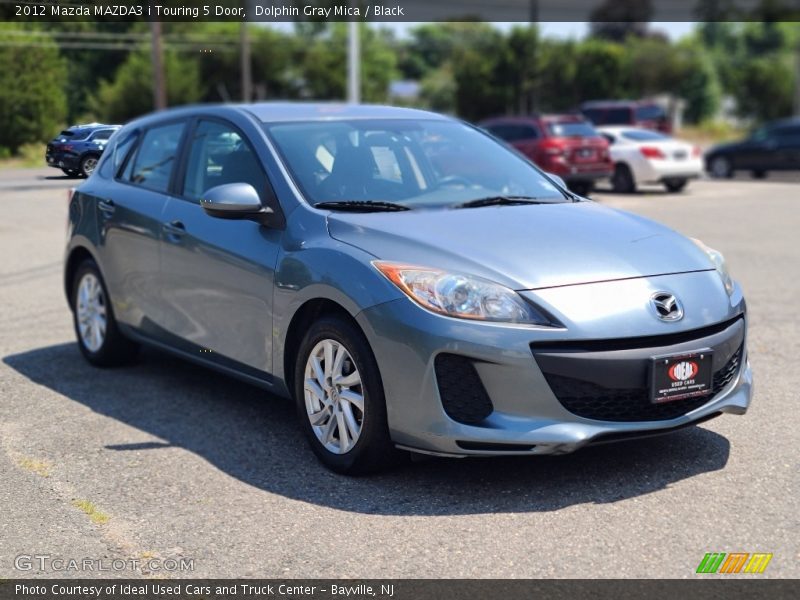 Dolphin Gray Mica / Black 2012 Mazda MAZDA3 i Touring 5 Door
