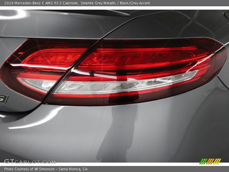 Selenite Grey Metallic / Black/Grey Accent 2019 Mercedes-Benz C AMG 63 S Cabriolet