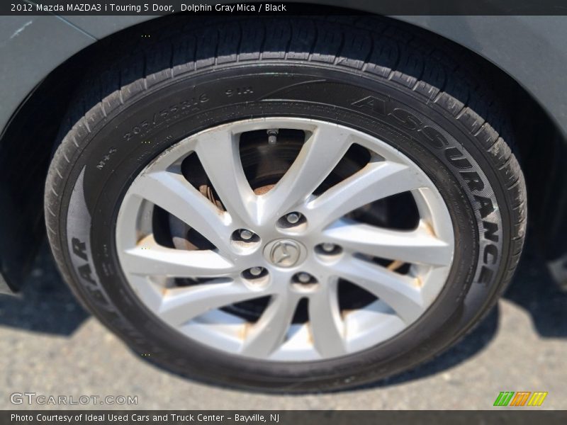 Dolphin Gray Mica / Black 2012 Mazda MAZDA3 i Touring 5 Door