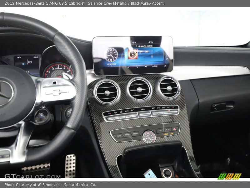 Controls of 2019 C AMG 63 S Cabriolet