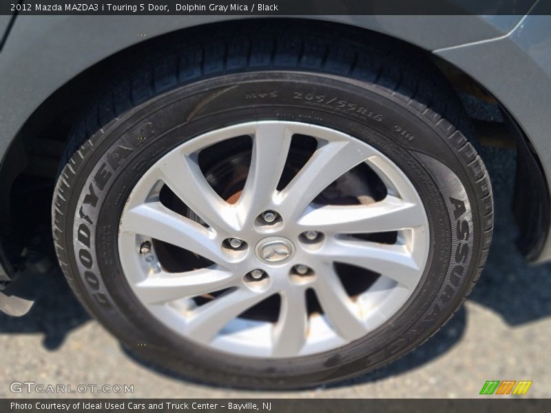 Dolphin Gray Mica / Black 2012 Mazda MAZDA3 i Touring 5 Door